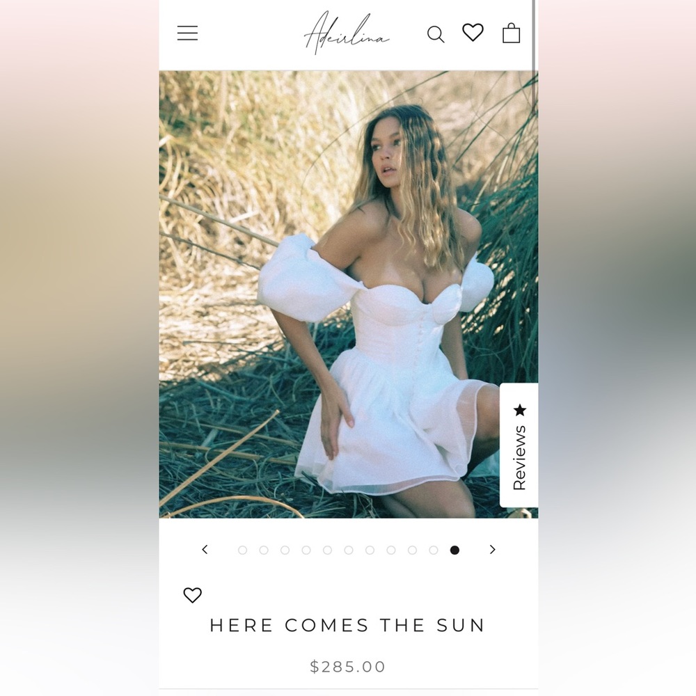 Adeirlina Here Comes The Sun dress perfect bridal princess outfit